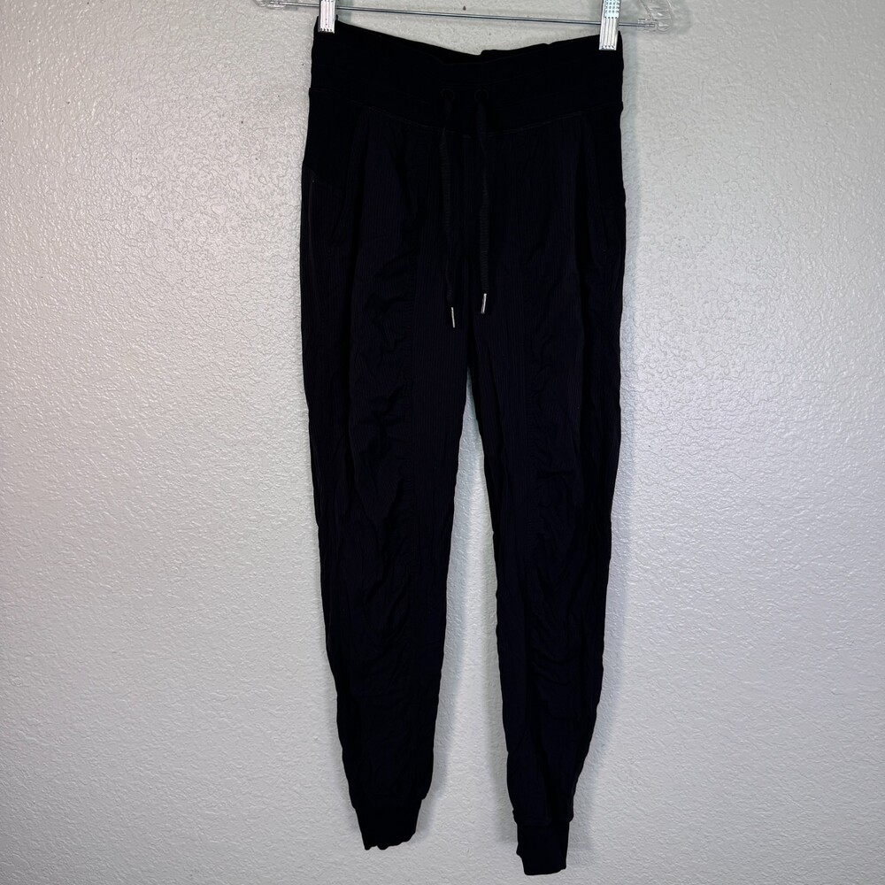 Lululemon Dance Studio Pants Womens Joggers Tapered Athletic Activewear Gym Blac
